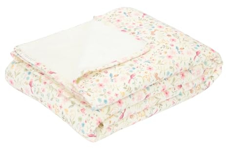 Little Dutch Decke Babydecke mit Nickistoff (70x100 cm) Fairy Wonders - Fairy Garden