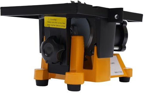 Mini sierra circular de mesa eléctrica, sierra de ingletadora portátil, para carpintería, sierra de mesa eléctrica, herramienta de corte, con hojas de sierra de 4, 4500 rpm, para cortar plástico