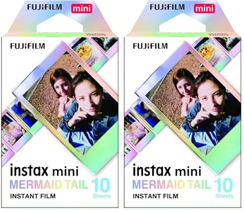 instax Film Mermaid Tail 16648402, Mini (Packung mit 2)