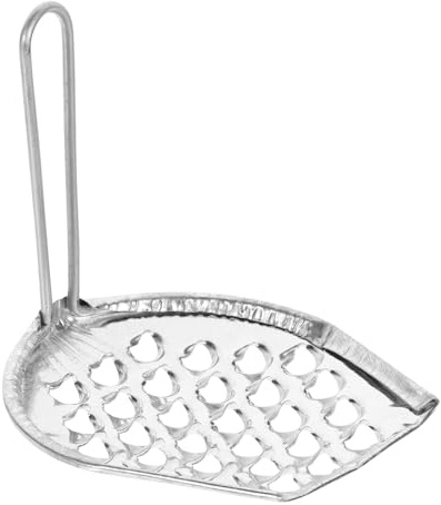 WEKADRIN Strumento Cucina in Acciaio Resistente Antiruggine per Grattugia e Schiacciapatate Spaetzle con Impugnatura Ergonomica Facile da e Durevole