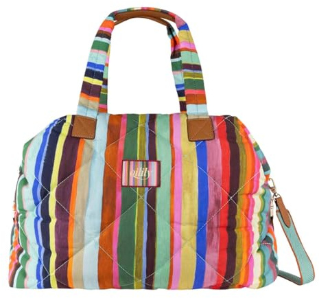 Oilily Reisetasche Umhängetasche Coosje Overnighter Creme de Menthe bunt