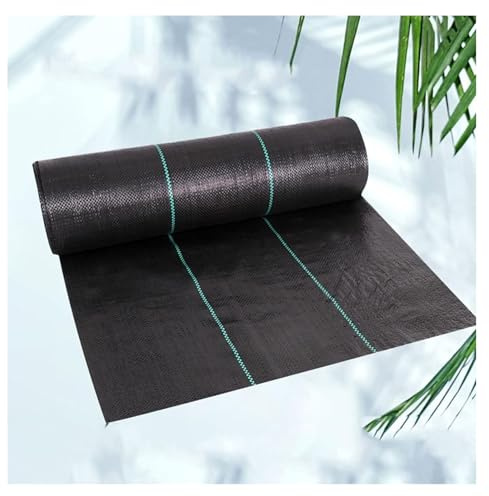 CSNBDMBBSH Driveway Fabric, Weed Barrier Landscape Fabric, Garden Weed Control Membrane Breathable Barrier Fabric, Flower Beds(1.2x60m/4x200ft)