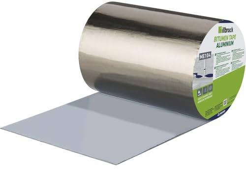 ILLBRUCK 398364 Alu-Bitumen Reparaturband, 75 mm, Länge 10 m