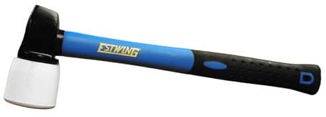 Estwing RPESTM Replacement No Mar Fiberglass Flooring Mallet with Rubber Head and Padded Grip for Estwing Flooring Nailers