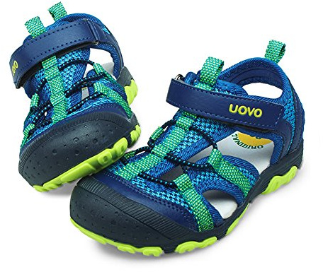 UOVO Boys Sandals Closed Toe Outdoor Sandals Trekking Hiking Athletic Summer Shoes Size 5.5 Toddler-5 UK Big Kids 22-38