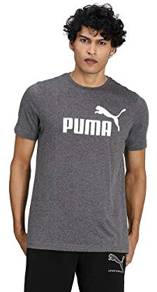 Puma Herren ESS Heather Tee T-Shirt, Black, XL