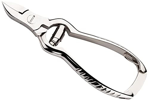 Alpen Nagelzange, vernickelt, Pufferfeder, Griffstruktur, 12.0 cm