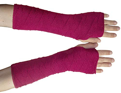 Posh Gear Damen Alpaka Handstulpen aus 100% Alpakawolle