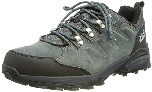 Jack Wolfskin Herren Refugio Texapore Low M Walking-Schuhe, Grey / Black, 43 EU