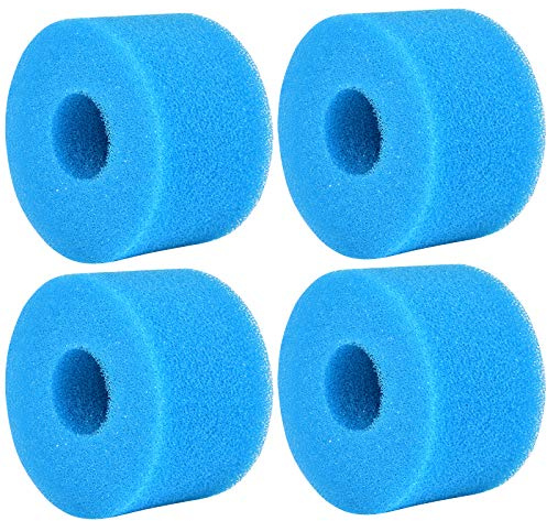 KATELUO Éponge Filtrante Type S1, Cartouche de Filtre en Mousse, Mousse pour Filtre Piscine, Réutilisables et Lavables, Filtre en Mousse pour Spa, Piscine
