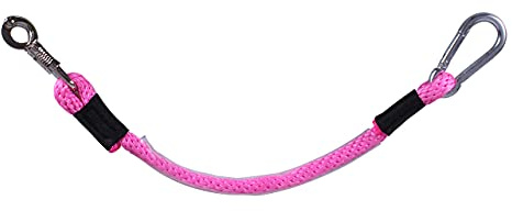 ARBO-INOX Anhänger Anbindestrick mit Panikhaken und Karabiner 90cm