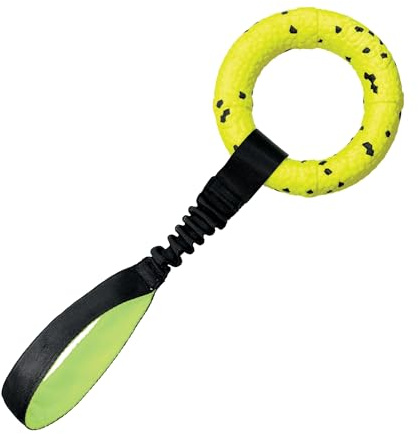 KONG - Reflex Tug für Hunde: Interaktives Hundespielzeug, Wasserfest, 40x14,5x3 cm