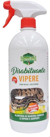 La zappa Disabituante Spray per Serpenti e Vipere barriera repellente naturale 1 Lt