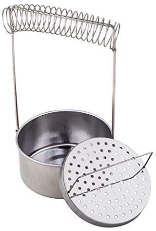 Xiaojikuaipao Edelstahl Pinsel Washer Reiniger mit Bildschirm Spiral Pinselhalter