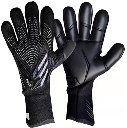 Torwarthandschuhe, Handschuhe mit starkem Griff für Erwachsene und Jugendliche, rutschfeste und handgelenkgeschützte Fußballhandschuhe, Größe 6/7/8/9/10