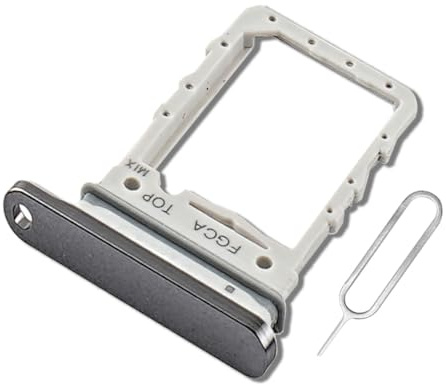 Eonpam Tiroir Carte SIM pour (Samsung Galaxy Z Flip5) Support Qualité d'origine Remplacement Plateau Memory SD Slot Carte SIM avec Aiguille SIM(Noir)
