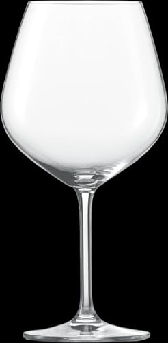 SCHOTT ZWIESEL Coupe de Bourgogne Forté (set de 4), copas acampanadas de color burdeos para vino tinto, copas de cristal Tritan aptas para lavavajillas, fabricadas en Alemania (art. nº. 123614)