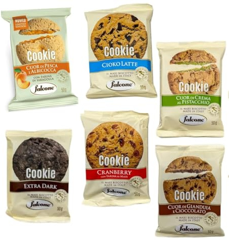 FALCONE-COOKIES 14 PZ. DA 50GR. GUSTI VARI (ASSORTITI)