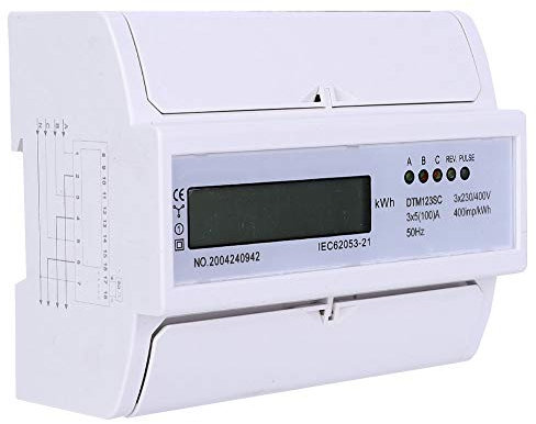 230/400V 5-100A La Consommation D'énergie Numérique Compteur D'énergie Électrique 3Phase KWh Mètre avec LCD Convient pour Les Maisons Intelligentes