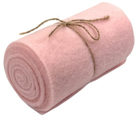 Filzband Dekoband Filz Rosa 15 x 200 cm Tischband Deko Basteln | Polyester Filz, zuschneidbar, formstabil, DIY, Floristik geeignet, saisonale Deko, kreative Projekte, wohnliche Akzente