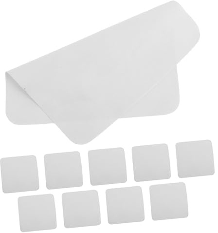 Operitacx 10pcs Suede Cleaning Cloth Soft Jewellery Polishing Cloths for Glasses Watch Silverware Clean and Enhance Shine