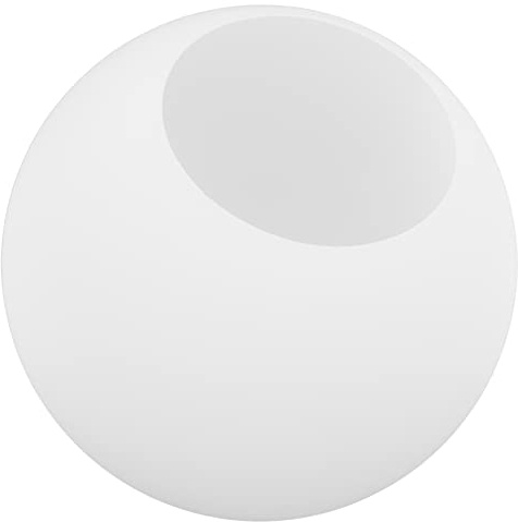 TOBBOMEY Pantalla De Vidrio Esmerilado Para Lámpara Globo Cubierta Opalina Resistente Al Calor Para Lámparas Colgantes Techo Salón Fácil Instalación