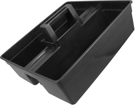 FONDOTIN Large Plastic Cleaning Basket Caddy with Handle for Hotel Housekeeping Spacious Organizer for Versatile Storage of Cleaning Supplies and Products