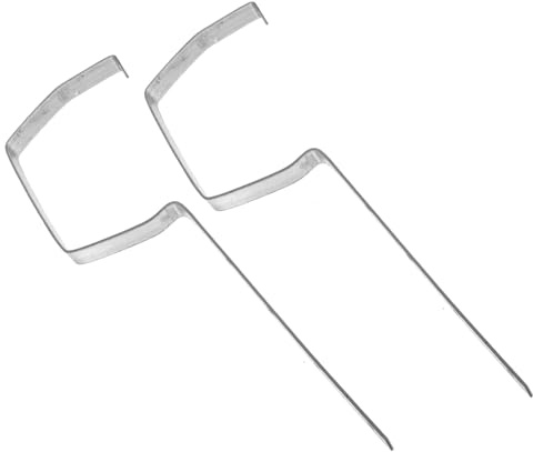 Kisangel Supporto Per Grondaie Da Giardino in Ferro 200mm, Portapacchi Per Grondaie Fissaggio Rigido, 2 Pezzi Per Installazione Esterni