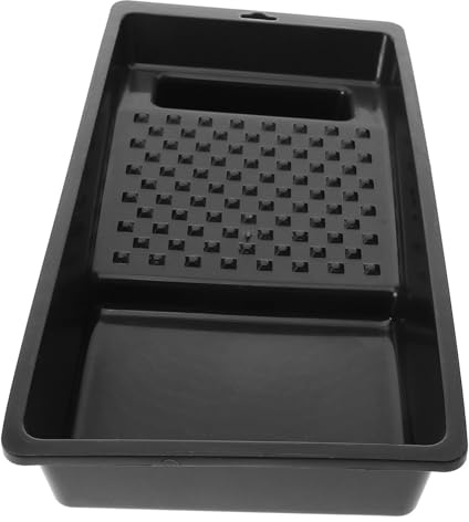 Bandeja de Pintura Gran Capacidad Negro para Rodillos de Plástico