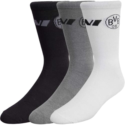 Dortmund Borussia BVB Geschenksocken Socken Socks 3er Set