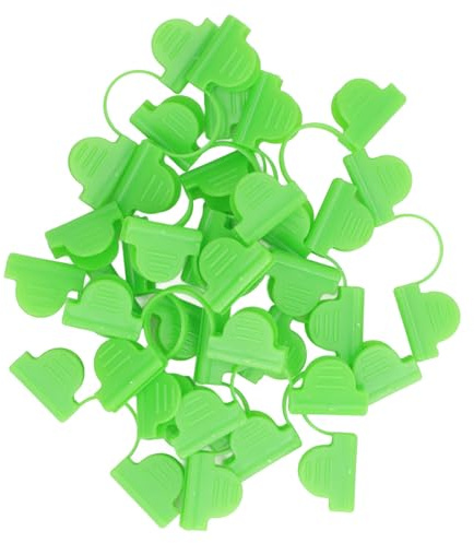 Naroote Morsetti per Serra, Pratici Morsetti per Rete da 100 Pezzi per Pavimenti (verde chiaro)