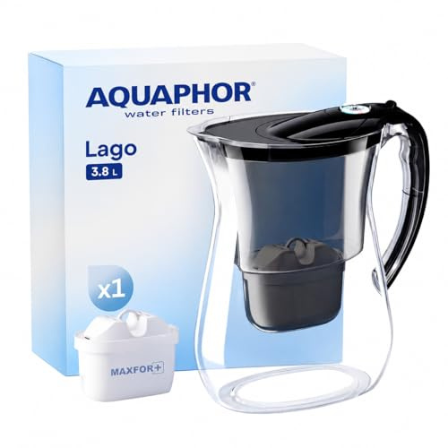 AQUAPHOR Lago Jarra filtrante - Negro (1 filtro Maxfor)