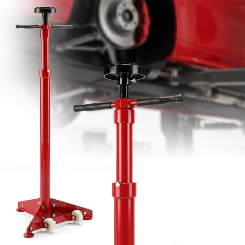 COSTWAY 0.75 Ton Under Hoist Stand with Dual Height Adjustment | for 97.5cm to 191.5cm Height, Self-Locking Mechanism, Under Vehicle Car Support Stand, Vehicle Lift Jack Engine Hoist Stand