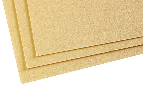 Clairefontaine 197012C Packung (mit 5 Zeichenbögen Pastelmat, 24 x 32 cm, 360 g, ideal für Trockentechniken und Pastell) buttergelb