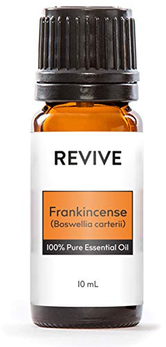 Frankincense Boswellia Carterii 10mL Essential Oil by Revive Essential Oils -100% Pure Therapeutic Grade, Diffusion, Massage, Aromatherapy, Skin & Hair Care, Cruelty Free, Unrefined with No Fillers