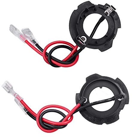 HUIQIAODS H7 LED Scheinwerfer Birne Adapter Halter Halteclip für V-W Go-lf5 M-K 5