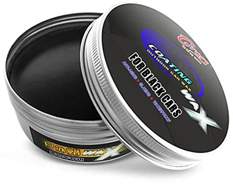 Fowybe Wax for Cars Polish | 200g Black Car Scratch Remover - Car Polish Detailing Tool, Polish & Paint Restorer, Removes Deep Scratches and Stains