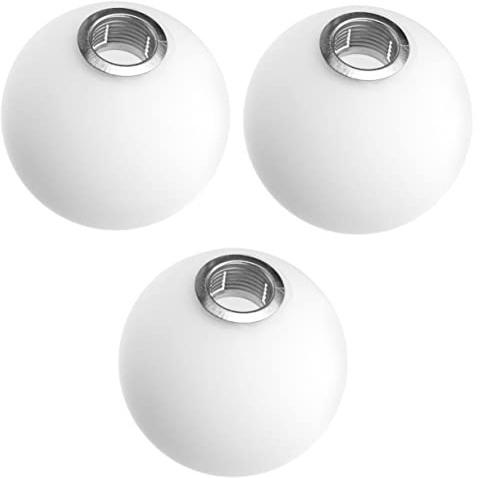 OSALADI Lot De 3 Abat-Jour Boule En Verre Pour Lampadaire Globe De Remplacement Protection Contre La Poussière Décoration Pour Salon Chambre Cuisine Bar Et Pub À Thème