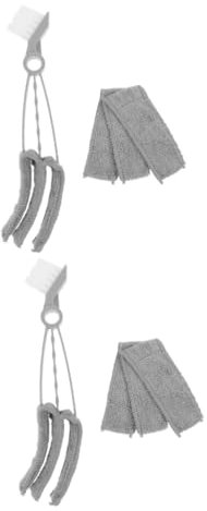 PRETYZOOM 2 Stück Staubentfernungs Gadget Bürsten Reinigungsbürste Fensterjalousien Staubwedel Jalousienreiniger Jalousien Reinigungswerkzeug Abnehmbare Jalousien Staubwedel