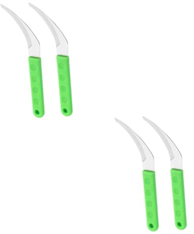 ibasenice 4pcs Portable Agricultural Scythes Manual Weeder Tool for Efficient Gardening for Weeding Lawn Care and Vegetable Planting