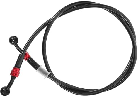 Abaodam Tuyau de Frein Moto Alliage Aluminium Flexible et Conduit Hydraulique Sûr pour Système Freinage et Embrayage Installation Facile Adapté Terrains Montagneux et Pluie