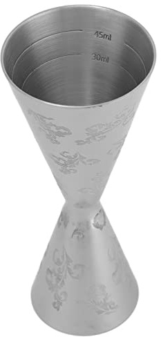 Generic Cocktail Jigger, Bar Jigger Cocktail a Doppia Testa in Acciaio Inossidabile per Bar Domestico (60 ml 90 ml)