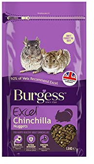 Burgess Excel Chinchilla Nuggets, 4 x1.5kg