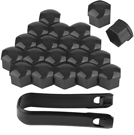 Bediffer 20 St¨¹ck Auto Radmutter Kappe 19mm Nabenschraube Abdeckung Bolzenfelgen Au?enschutz Anti Diebstahl Abdeckung Kappe Auto(Grau)