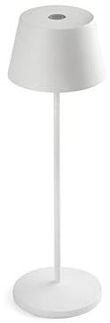 OLS Original, SAVINA, Lámpara Portátil, Blanca, Interior y Exterior, LED 2.2W Regulable, Batería Recargable 9 Horas, IP65
