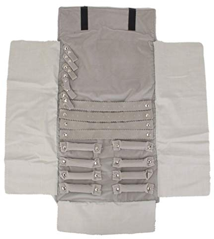 Gioielli Rotolo Travel Bag Organizzatore di Gioielli Monili organizzatore di Immagazzinaggio del Sacchetto per Orecchini Collana