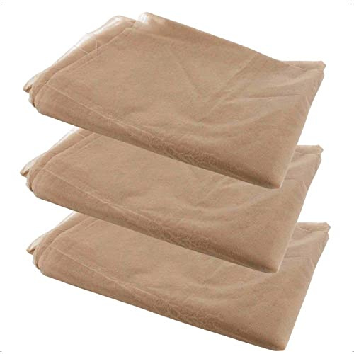 Rekord - 3X Winter-Schutzvlies 1,5x5 m Braun - Frostschutzvlies Pflanzen | 3er Pack Winterschutzvlies aus Polypropylen, 17 g/m², zuschneidbarer Kälteschutz für Kronen, Stämme und Topfpflanzen