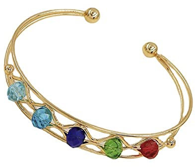 Zlatomu Armreif Für Damen, Mode-Punk-Feng-Armband Mit Bunten Geometrischen Ausschnitten, Minimalistisches, Verstellbares Armband, Schmuck Für Damen, Personalisierte Mode-Accessoires, Gelb