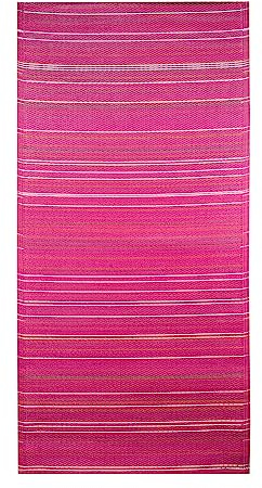 Outdoor Teppich Jakinta modern aus recyceltem Polypropylen 90 x 180 cm