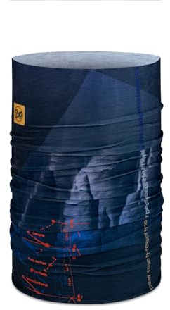 Buff Original Ecostretch Multifunktionstuch Arius Blau Unisex Erwachsene